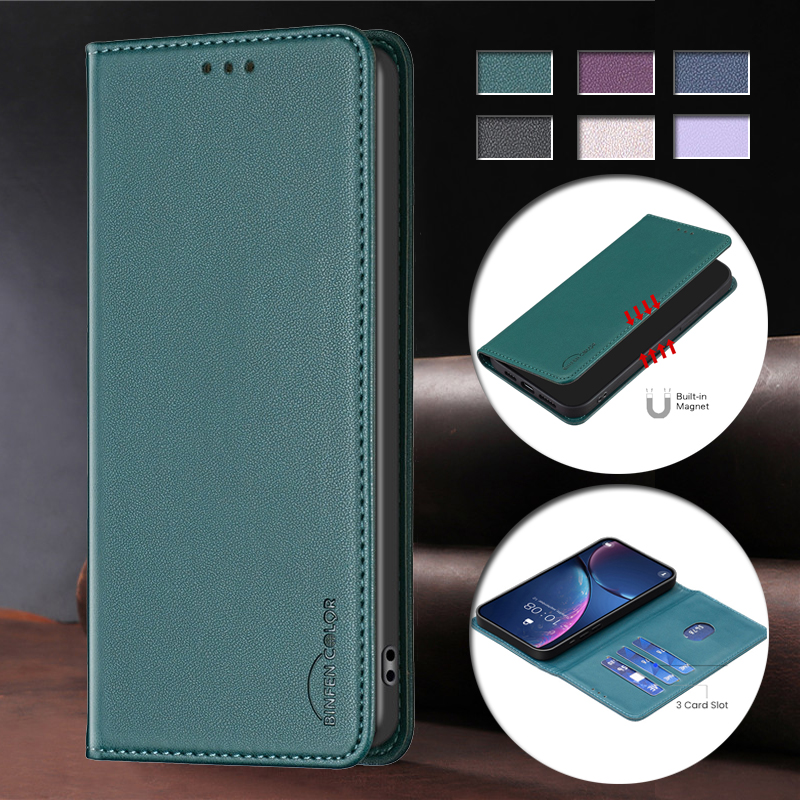 Luxury Bags Eu - Redmi15C Kılıfları Lüks Deri Kapaklı Telefon