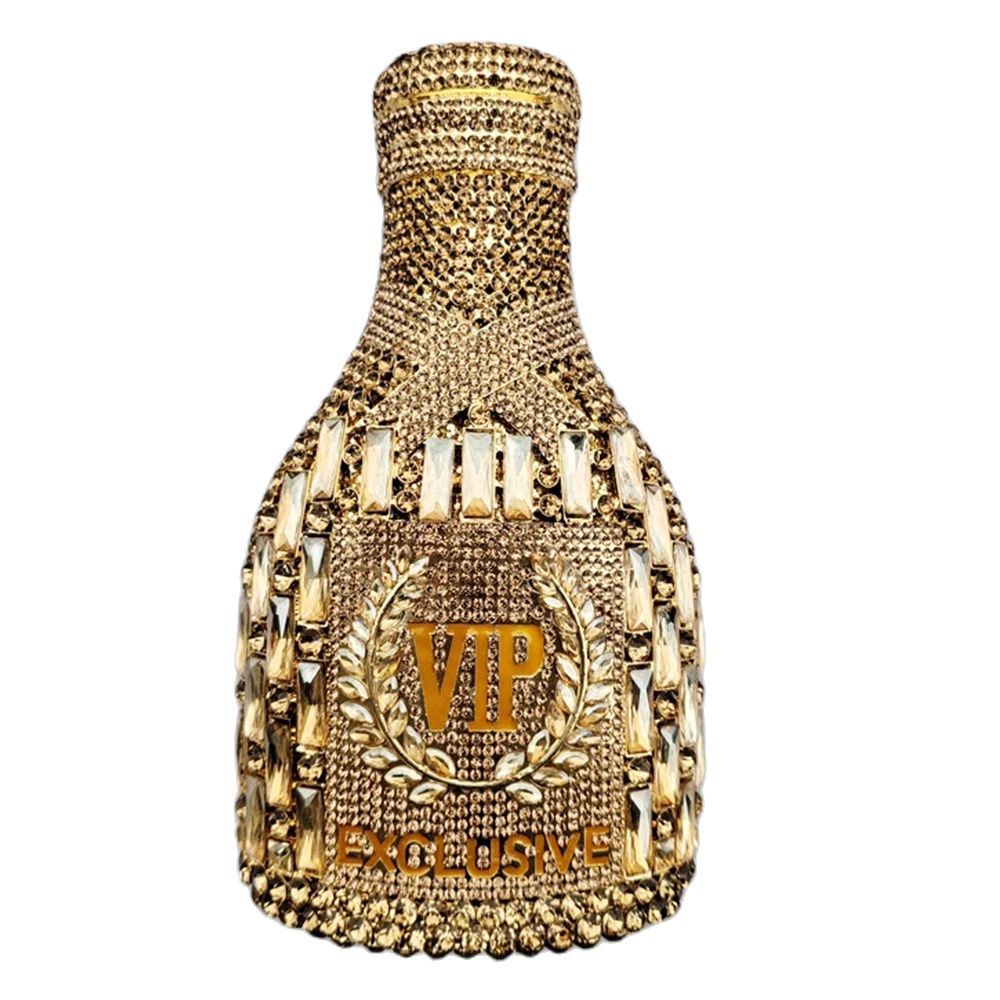 Luxury Bags Vip - 8 Renk Şampanya Şişesi Çantası Kristal