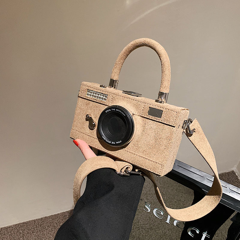 Luxury Bags For Young Women - Kore Tarzı Kamera Çapraz Askılı Çanta