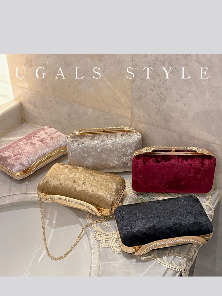 UGALS Kadife Kutu Çanta Akşam  - Luxury Bags For Young Women incelemesi ve fiyatı