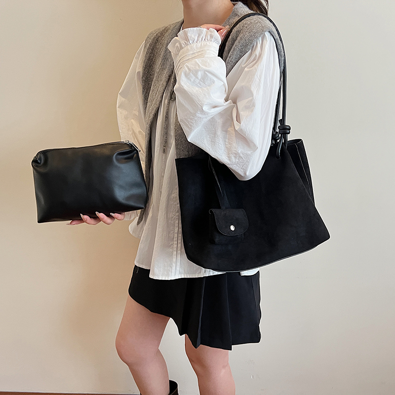 SOL TARAF Lüks Suni Süet Tote  - Luxury Bags For Young Women incelemesi ve fiyatı