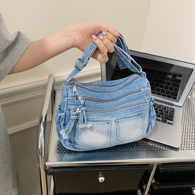 Kore Modası Yıkanmış Denim Ren - Luxury Bags Vip incelemesi ve fiyatı
