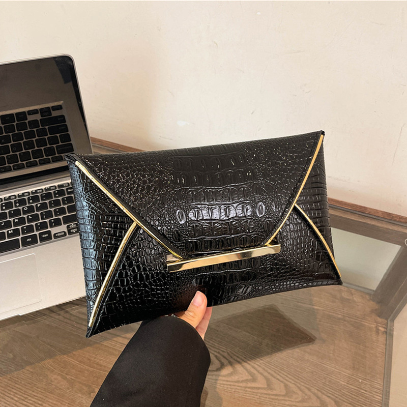 Moda timsah desen zarf debriya - Luxury Bags Vip incelemesi ve fiyatı