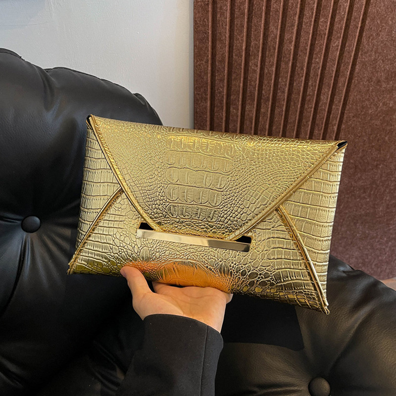 Moda timsah desen zarf debriya - Luxury Bags Vip incelemesi ve fiyatı