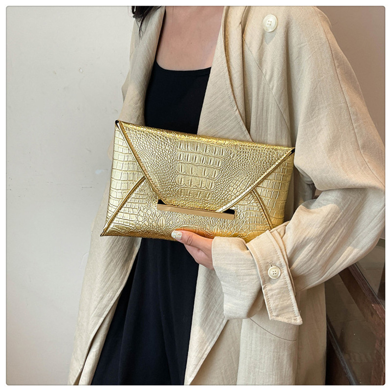 Moda timsah desen zarf debriya - Luxury Bags Vip incelemesi ve fiyatı